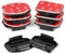 HSU Supports Adhésifs pour GoPro Hero 12/11/10/9/8/7/6/5/4/3+/3, 4 Supports Incurvés et 4 Supports Plats pour Caméras d'action