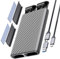 ORICO Dual M.2 NVMe SATA SSD Gehäuse, USB C auf M2 Adapter für M Key PCIe, B+M Key, B Key 2230/2242/2260/2280 M.2 SSDs, Werkzeuglose Aluminium M2 Docking Station bis zu 2x4TB SSD- AM2-2S