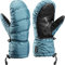 LEKI W Glace 3D Women Mitt Blau - Primaloft Wasserdichter Warmer Damen Fäustling, Größe 7 - Farbe Steelblue