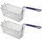Reldor Heavy Duty Commercial Chip Fryer Basket with Handle— 1 Chips Frying Basket for Fish, Chicken, French Fries, Deep Fat Frying—Ideal for Takeaway, Restaurant, & Catering Kitchen 34 x 16.5 x 15 cm