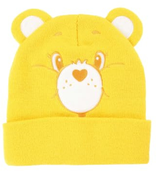 Care Bears Knit Hat Beanies, Yellow, One size