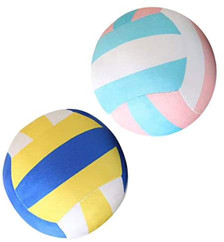 TOYANDONA 2stücke Volleyball Deko Spielzeug Realistische Form Weich Und Bequem Für Volleyballliebhaber Sportdekoration Für Kinderzimmer Und Strandideen