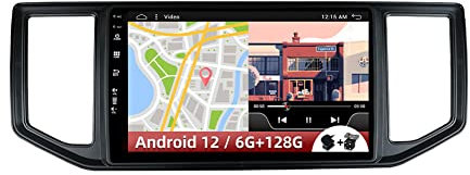 Double Din Android 14 Car Radio Stereo For VW Amarok Crafter Van Man 2017-2021 GPS Navigation Head unit With Free Backup Camera+Mic- Carplay/DSP/WIFI/SWC/RDS-6G+128G