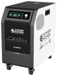 Könner&Söhnen KS 3000PS Powerstation 3000 W, 3072 Wh LiFePO4 Akku