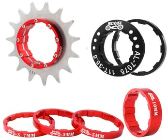 Singlespeed Umrüstsatz Fixie-Kassette 12T13T/14T/15T/16T/17T/18T/19T/20T/21T/22T MTB Einzel-Gang Umbausatz
