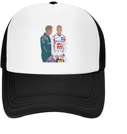 Unisex und modisch Sebastian Vettel & Mick SchumacherCap Baseball Cap Golf Military Cap Mann Hip Hop für Frauen Herren Sport Outdoor-Geschenke