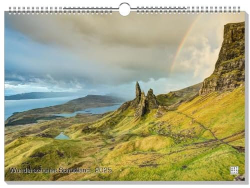 artboxONE Kalender 2026 Wunderschönes Schottland Wandkalender A3 2026 Natur