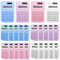 Taschenrechner, Taschenrechner, Taschenrechner, Taschenrechner, 4 Funktionen, batteriebetrieben, 8-stelliges Display, Taschengröße für Studenten, Kinder, Schule, Zuhause, Büro, 24 Stück