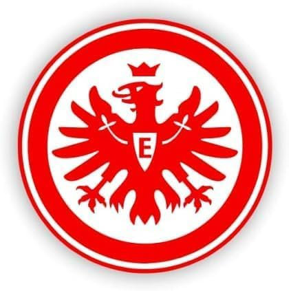 Generisch Eintracht Francfort Sticker, Aufkleber, Doppelpack, mehrere Größen (20cm)