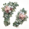 Marooma 2Pcs Artificial Wedding Arch Flowers for Wedding Sign, Wedding Welcome Signs Floral Swag, Faux Floral Swag Wedding Decor for Wedding Reception Ceremony Backdrop (E)