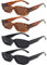 Unning 4 Stück Rechteckige Sonnenbrille für Damen Retro 90er Trendy Sonnenbrillen Set Vintage Quadrat Brille