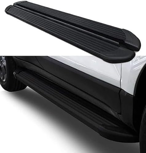 RESKIU Auto Trittbretter Seitenschweller für VW Caddy Maxi 2003 2004 2005 2006 2007 2008-2020, Schweller Seitenstufen Trittbrett Seitentrittleistenpedale Einstiegsleisten Willkommen Pedal