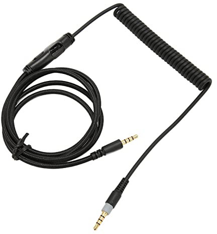 Cordon de Câble de Casque pour Le Casque de Jeu Kingston Cloud Méxinaire Cloud Alpha, Câble Audio 3,5 Mm de 1,5 M avec Muet et Contrôle de Volume en Ligne