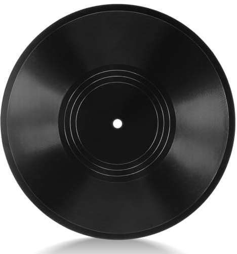 ULTECHNOVO 12 Zoll Leere Schallplatten Deko Wand, Vinyl-Schallplatten-Wanddekoration Ästhetische Raumgestaltung für Bastelprojekte zu Hause