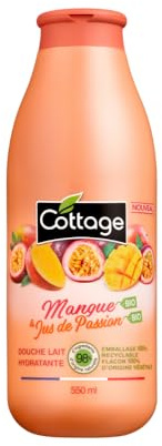 Douche Lait 550ml - Mangue et passion 98% d'ingrédient d'origine naturelle - Cottage