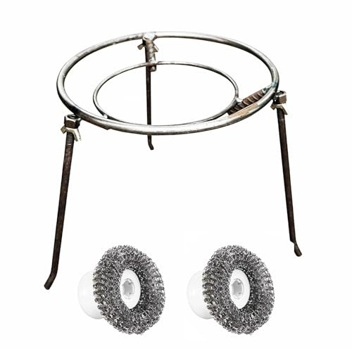 Treppiede per Braciere Supporto per Cucinare, Supporto per Pentola da Campeggio e falò, Treppiede per Pentola da Cucina Rimovibile, Accessori per Pentole per Barbecue in Giardino