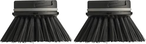Zone Dishwasher Brush Head Medium 6 cm Black (Packung mit 2)