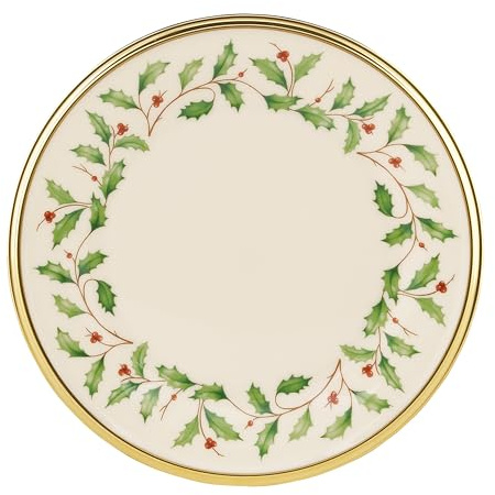 Lenox 146504020 Holiday Bread & Butter Plate, Christmas Dinnerware