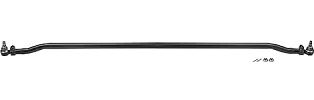 febi bilstein 03388 Tie Rod with castle nuts and cotter pins, pack of one
