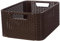 Curver 03615-210-00 Aufbewahrungsbox Style M, 18 L, Dunkelbraun