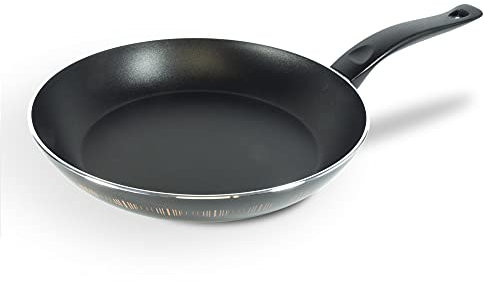 ALLUFLON Costanza Padella 20cm, Alluminio Alimentare, Nero, 20 cm