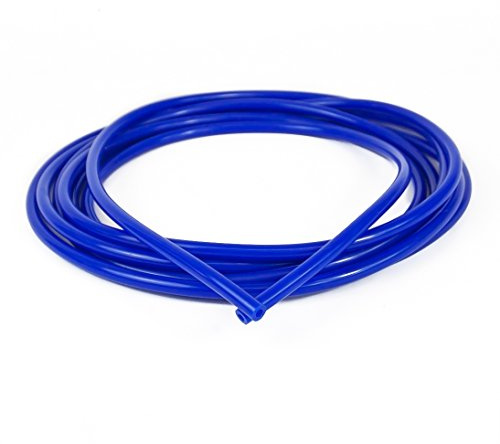 Ramair filtres VAC4MM- 5 m -BL flexible Silicone Bleu 4 mm x 5 m