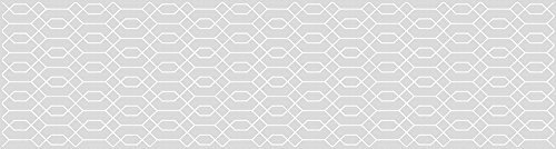 Viniliko Teppich Hexagon, Vinyl, grau, 80 x 300 x 3 cm