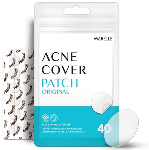 Avarelle Pickel Patch Hydrocolloid - 40 Patches - Made in Korea - Pimple Patch Pflaster (Variety Pack / 40 FLECKEN)