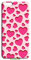 Mixroom - Cover Custodia Back Case in TPU Silicone Morbido per Apple iPhone 6 6s Fantasia Cuori 3D A Pois Fucsia V316