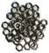 Panel Nut 3/8-32 Thread 1/2 Hex Brass Nickel Pack of 50