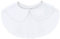 Frauen Kragen Abnehmbare Hälfte Shirt Bluse Blusenkragen Damen Cotton Fake Kragen (Weiß)