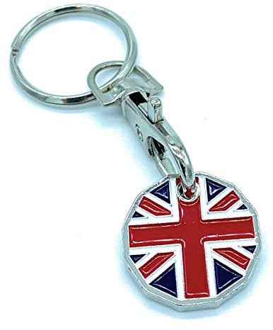 JAM2DAY Trolley Token Keyring - £1 Coin (Union Jack)
