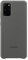 Samsung Silicone Smartphone Cover EF-PG985 für Galaxy S20+ | S20+ 5G Handy-Hülle, Silikon, Schutz Case, stoßfest, dünn und griffig, grau - 6.7 Zoll