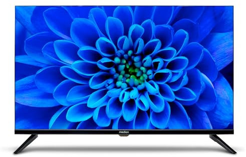 MEDION 80 cm (32 Zoll) HD Fernseher (Triple Tuner Receiver DVB-T2 DVB-C DVB-S2, 2 x HDMI, VGA, USB, Mediaplayer, VESA, CI+, MD 832000)