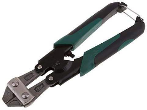 2 Models 8'' Mini Heavy Duty Bolt Lock Chain Link Fence Cutter Wire Rope Cutters - Silver, 21cm 21cm