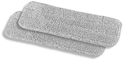MAXXMEE Ersatz-Mopp 2er-Set Wischsystem Flat-Mopp, Langlebige und leistungsstarke Mikrofasern | Waschbar bis 40°C [2 x Mikrofasertücher]