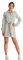 NA-KD Minivestido con cinturón Vestido Informal, Gris, 42 para Mujer