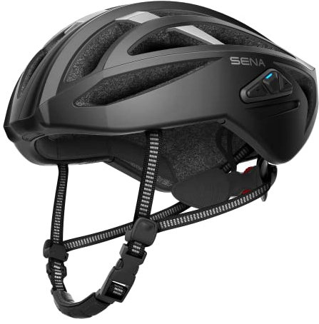 Sena R2 Road Cycling Helmet (Matte Black, Size L)