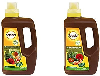 Solabiol Brennnessel- und Schachtelhalm-Sud, biologisches Pflanzenstärkungsmittel zur Kräftigung und Stärkung schädlings- und pilzanfälliger Pflanzen