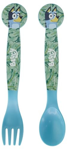 SET DE 2 CUBIERTOS PP (CUCHARA Y TENEDOR) BLUEY