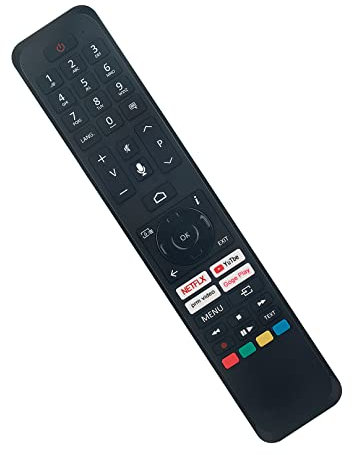 RC45160 Ersatzfernbedienung -VINABTY-Fit für Panasonic 2K Android TV mit Netflix YouTube Prime-Video Google-Play Sub RM-C3601 30115444 LT-58VA6955 CT-8563 R/C 45160 CT-8562 CT-8555