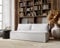 Kaiser Möbel, Klappsofa mit Schlaffunktion, Sofa Duo, Schlafsofa Couch, Loungesofa, Bettsofa, Wohnzimmer, Schlafzimmer, ​POSO Stoff- Cord 90 x 200 x 92 cm Grau