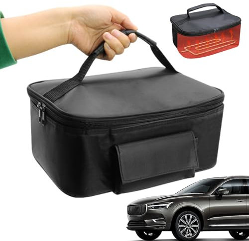 Forno portatile, contenitore per pranzo riscaldato, portatile, 12 V, per riscaldamento 'auto, per viaggi su strada, campeggio, riunioni di famiglia, picnic, cucinare pasti in camion