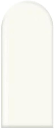 HLTQL Wandkissen Bett Ovales、Wandpolster Selbstklebend、Wandpaneele Bett Seite、Wandpaneele Polster Selbstklebend、Bett Kopfteil Polster、Wandkissen Leder (#White,20x40cm)