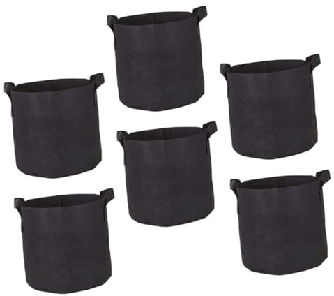 INOOMP 18stücke Pflanzsäcke Aus Vliesstoff Atmungsaktive Anbaubeutel Für Gemüse Pflanzen Gallonen Für Innen Und Außenbereiche Mit Griffen Robust Und Langlebig