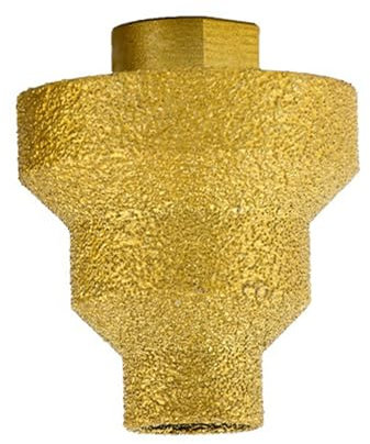 Broca escalonada de partículas de diamante de 20-35-50 mm para abridor de agujeros de metal, madera y cono