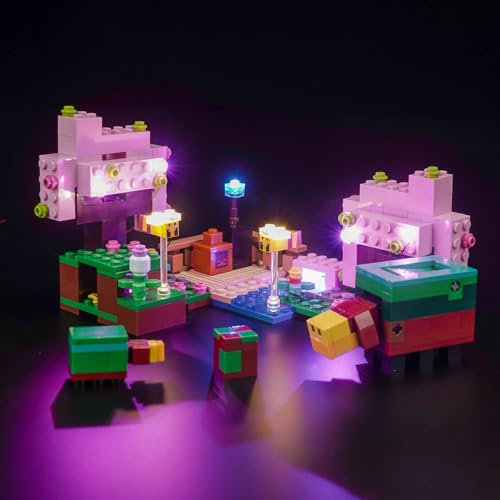 Led Licht Set für Lego The Cherry Blossom Garden 21260 (Nicht Lego), Led Beleuchtungs Set für Lego Minecraft Der Kirschblütengarten Kreative Spielzeug