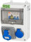 CAMPINGVERTEILER WANDVERTEILER KOMPLETT VERDRAHTET CEE 16A 230V MIT CAMPING STECKDOESE ZÄHLER IP65, 2. 1x230v + 1x Camping + LS+FI