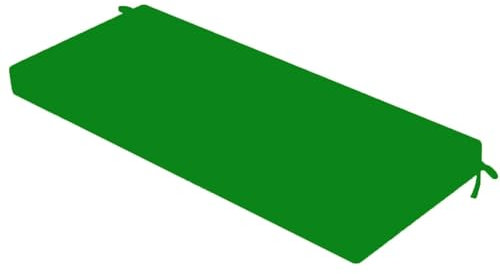 Xinwanhong Bankauflage Outdoor Wasserdicht, Sitzkissen Bank Mit Abnehmbarem Bezug, Sitzpolster Outdoor Waschbare, Gartenbank Auflage rutschfeste, Sitzauflage Bank Esszimmer, Grün, 120×55×3cm