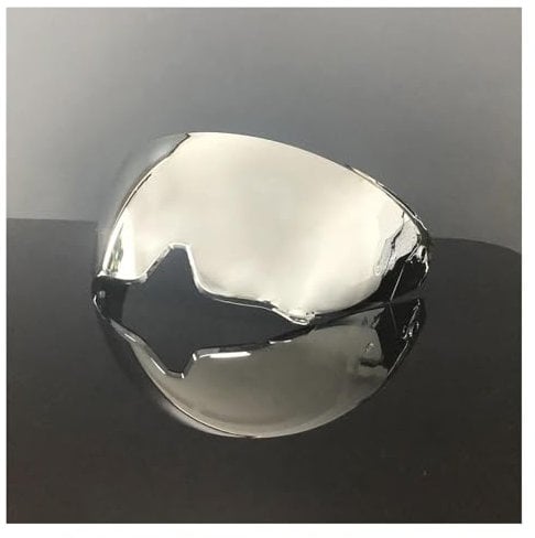 Generico Visiere per Casco, Visiera for Casco Atlas 3.0 4.0 Lente for Visiera for Casco Integrale da Moto Lente di Ricambio for RUROC Atlas 3.0 4.0(Sliver)